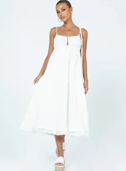 Princess Polly Empress Of Love Maxi Dress White Cheap