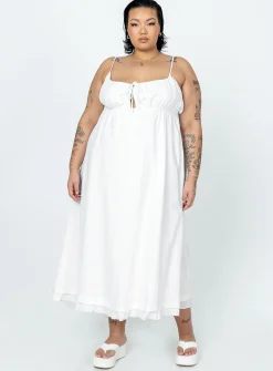 Princess Polly Empress Of Love Maxi Dresscurve White Best Sale