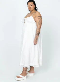 Princess Polly Empress Of Love Maxi Dresscurve White Best Sale