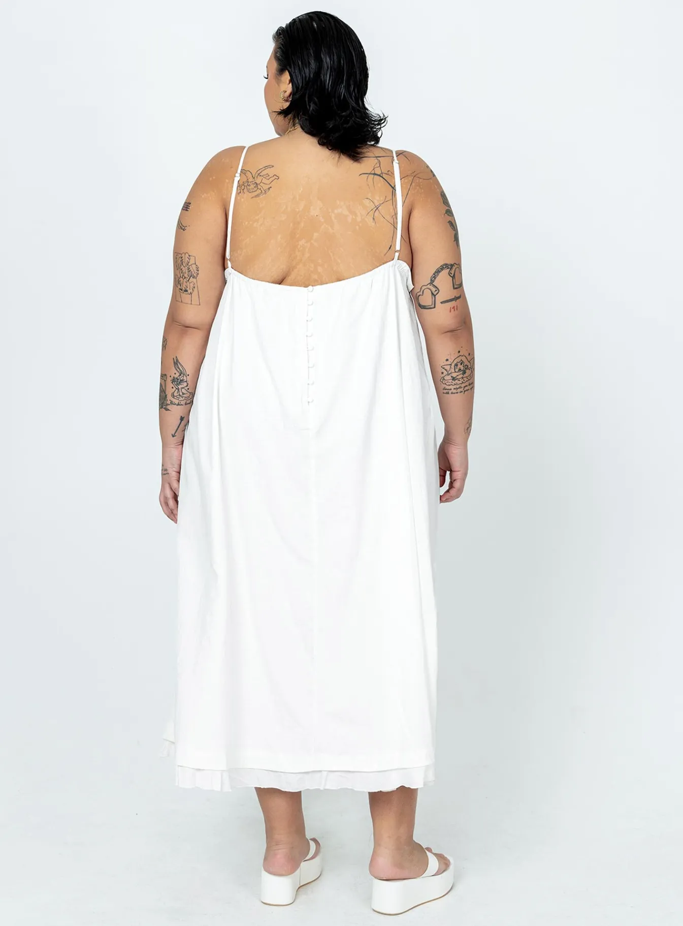 Princess Polly Empress Of Love Maxi Dresscurve White Best Sale