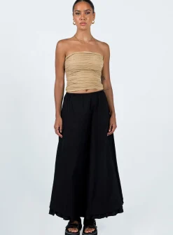 Princess Polly Empress Of Love Maxi Skirt Black Online
