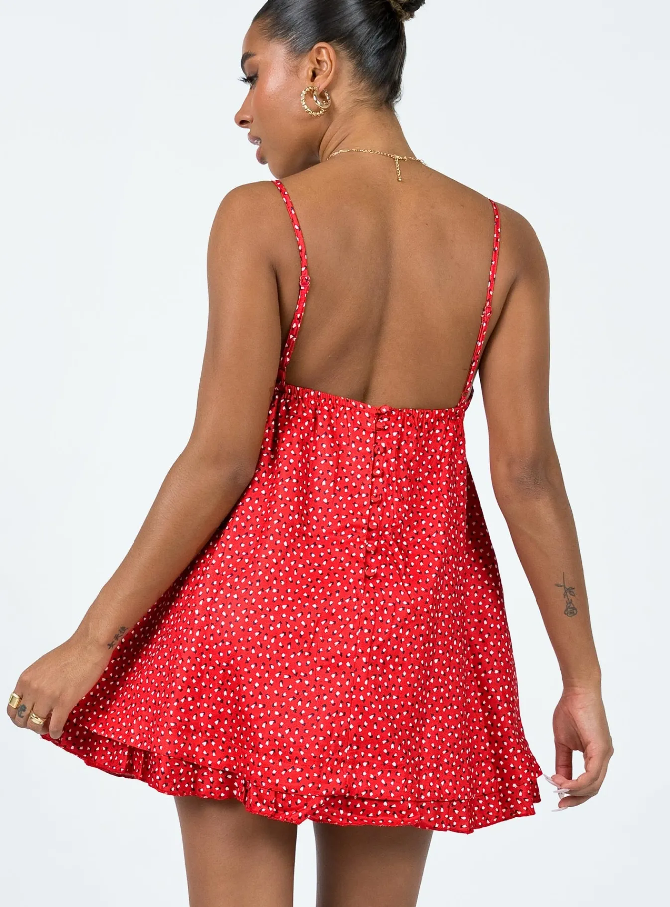 Princess Polly Empress Of Love Mini Dress Red Fashion