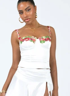 Princess Polly Enchante To Meet You Top White Outlet