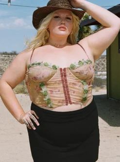 Princess Polly Enchanted Corsetcurve   Multi Hot
