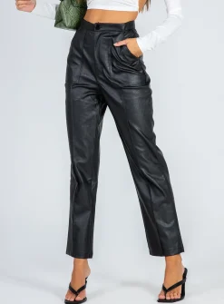 Princess Polly Encore Pants Black Shop