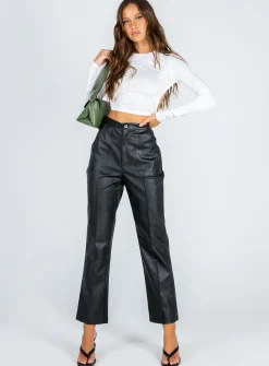 Princess Polly Encore Pants Black Shop