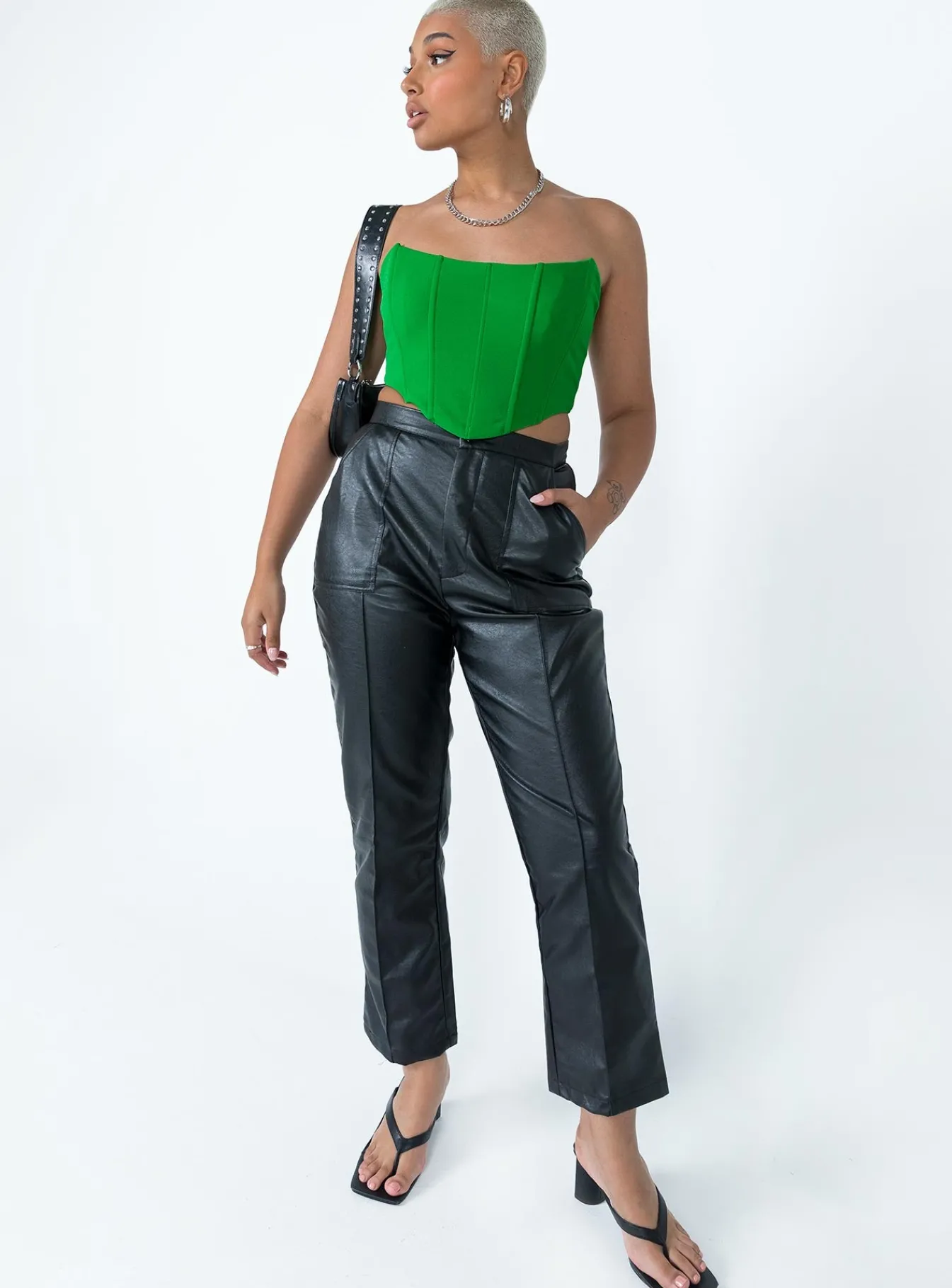Princess Polly Encore Pants Black Shop