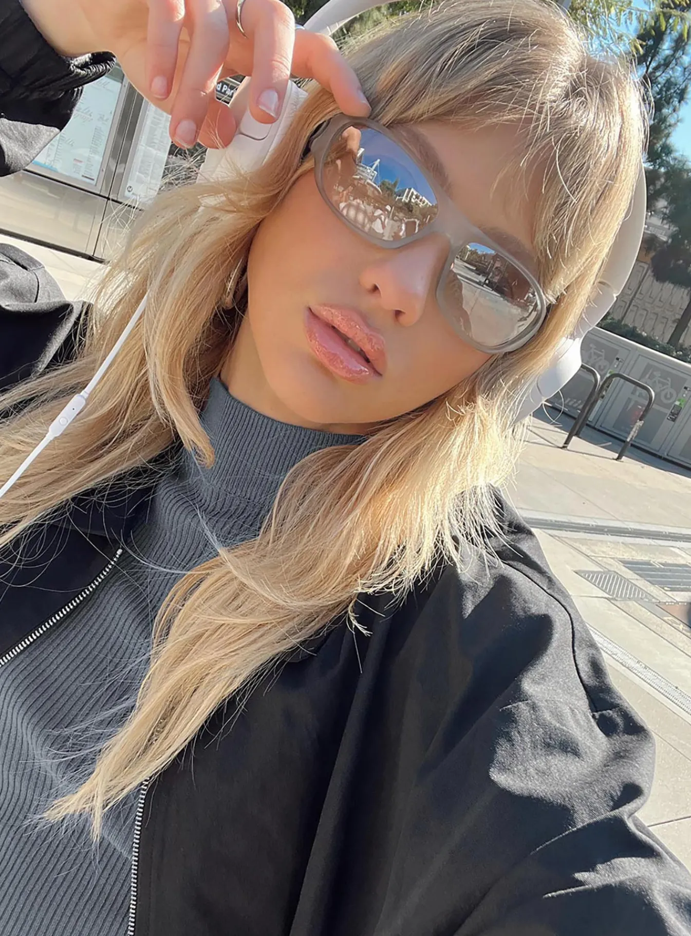 Princess Polly Enrico Sunglasses Chrome Online