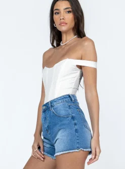 Princess Polly Este Shorts  Denim Flash Sale