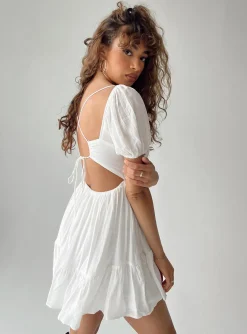 Princess Polly Ethan Mini Dress  White Best Sale