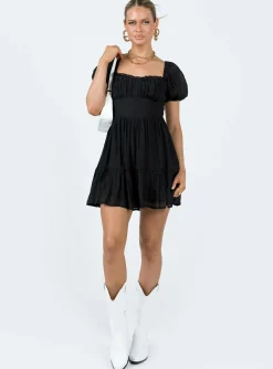 Princess Polly Ethan Mini Dress  Black Best Sale