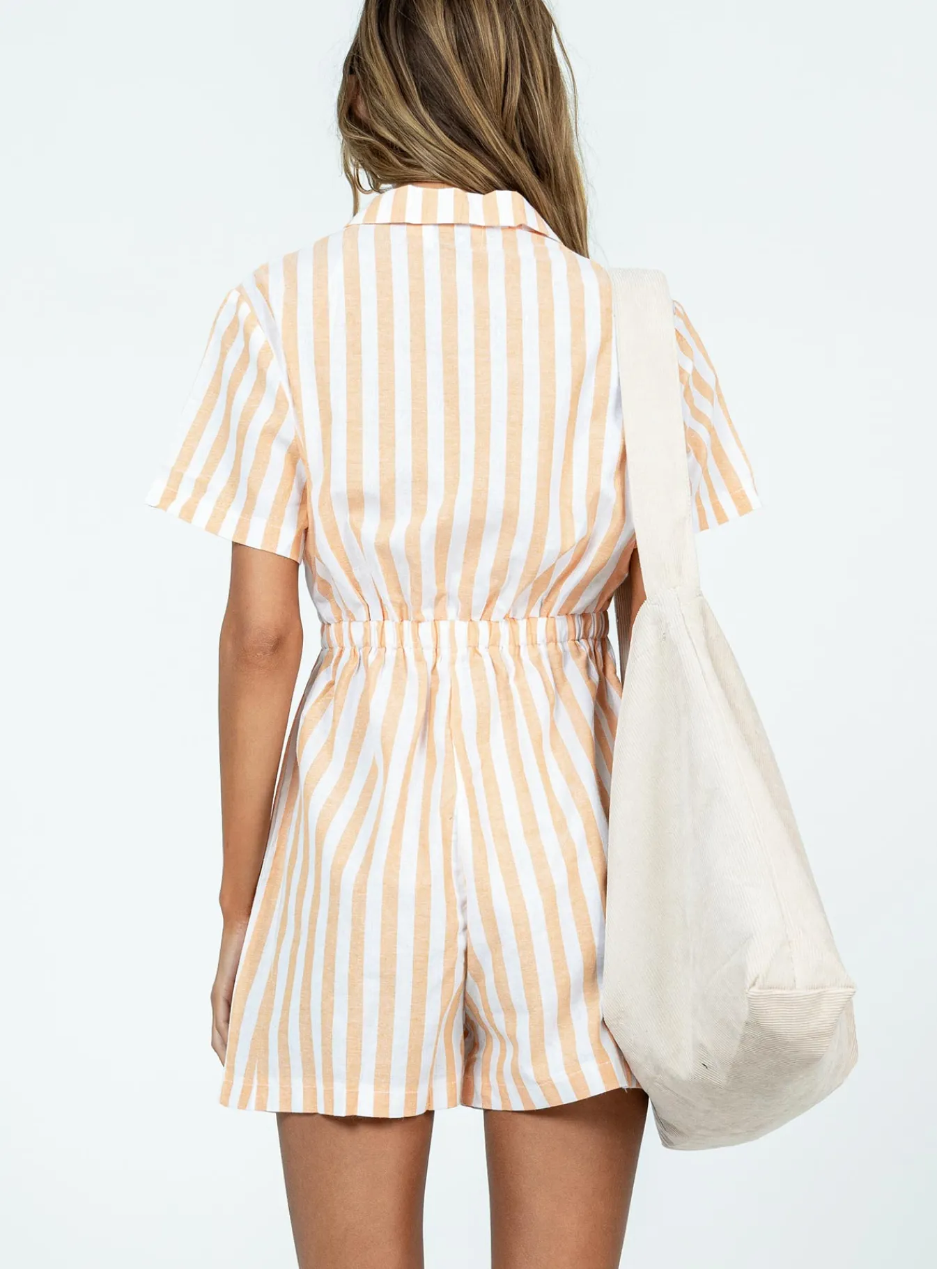 Princess Polly Etta Romperstripe Orange Shop