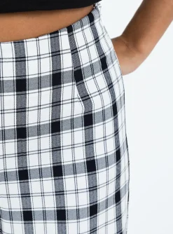 Princess Polly Euros Pants  Black/White Discount