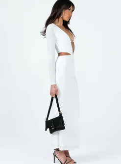 Princess Polly Everton Maxi Dress White Hot