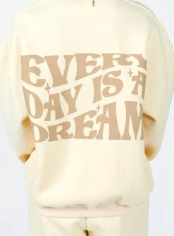 Princess Polly Everyday Dreaming Sweatshirt  Beige Online