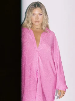 Princess Polly Evolving Shirt Dress Pink Best