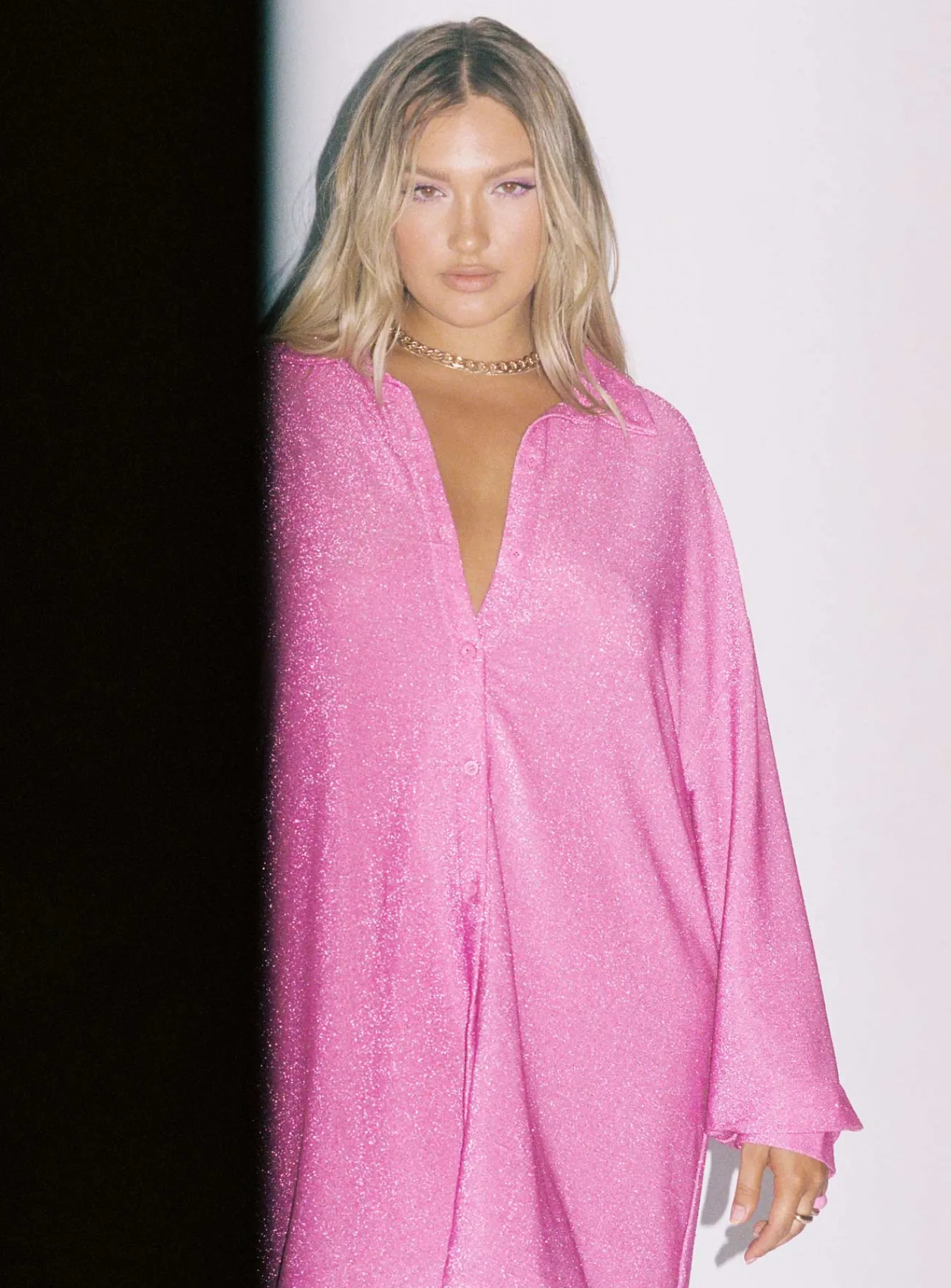 Princess Polly Evolving Shirt Dress Pink Best