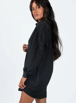 Princess Polly Evolving Shirt Dress Black Discount