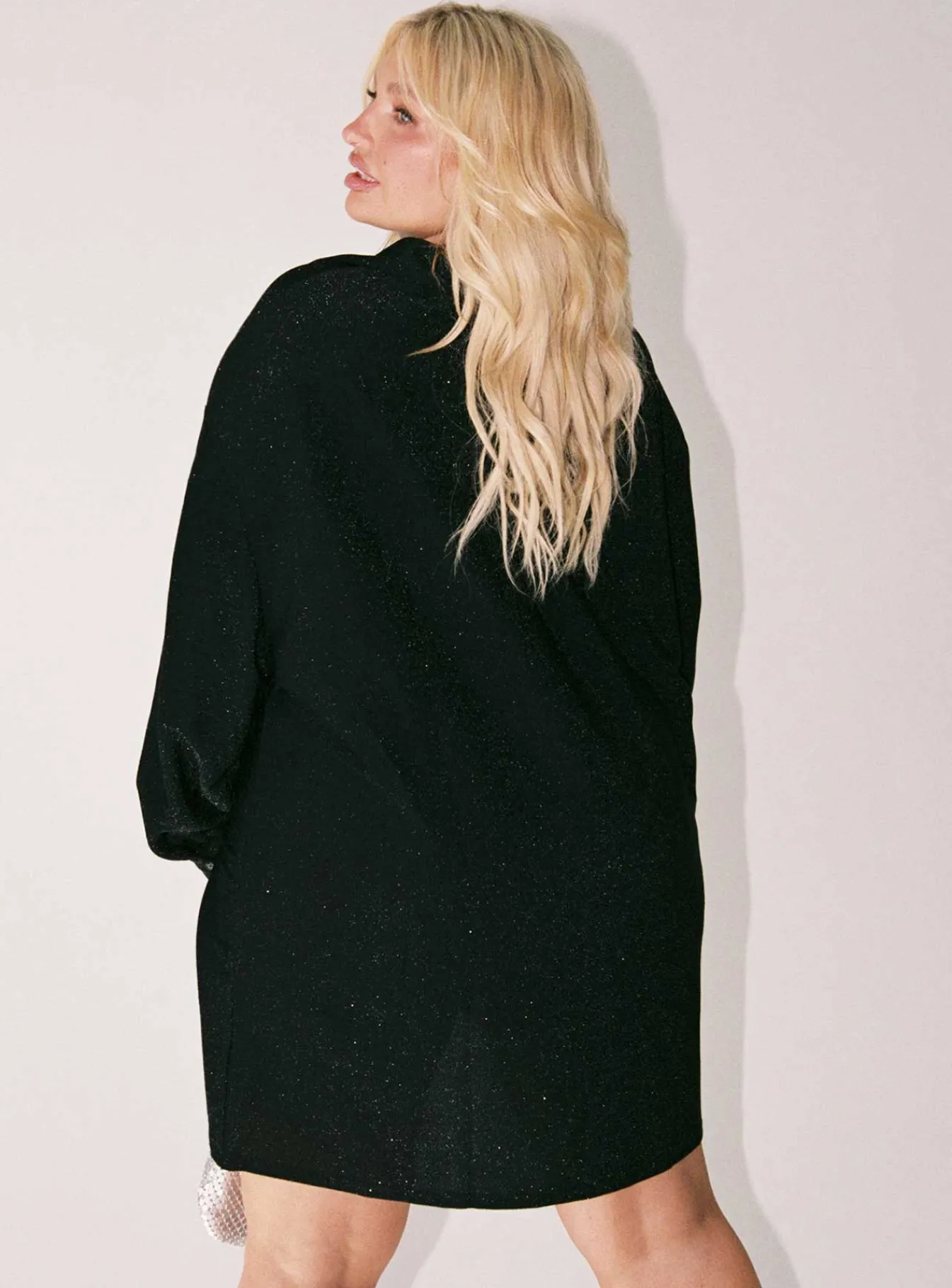 Princess Polly Evolving Shirt Dresscurve Black Sale