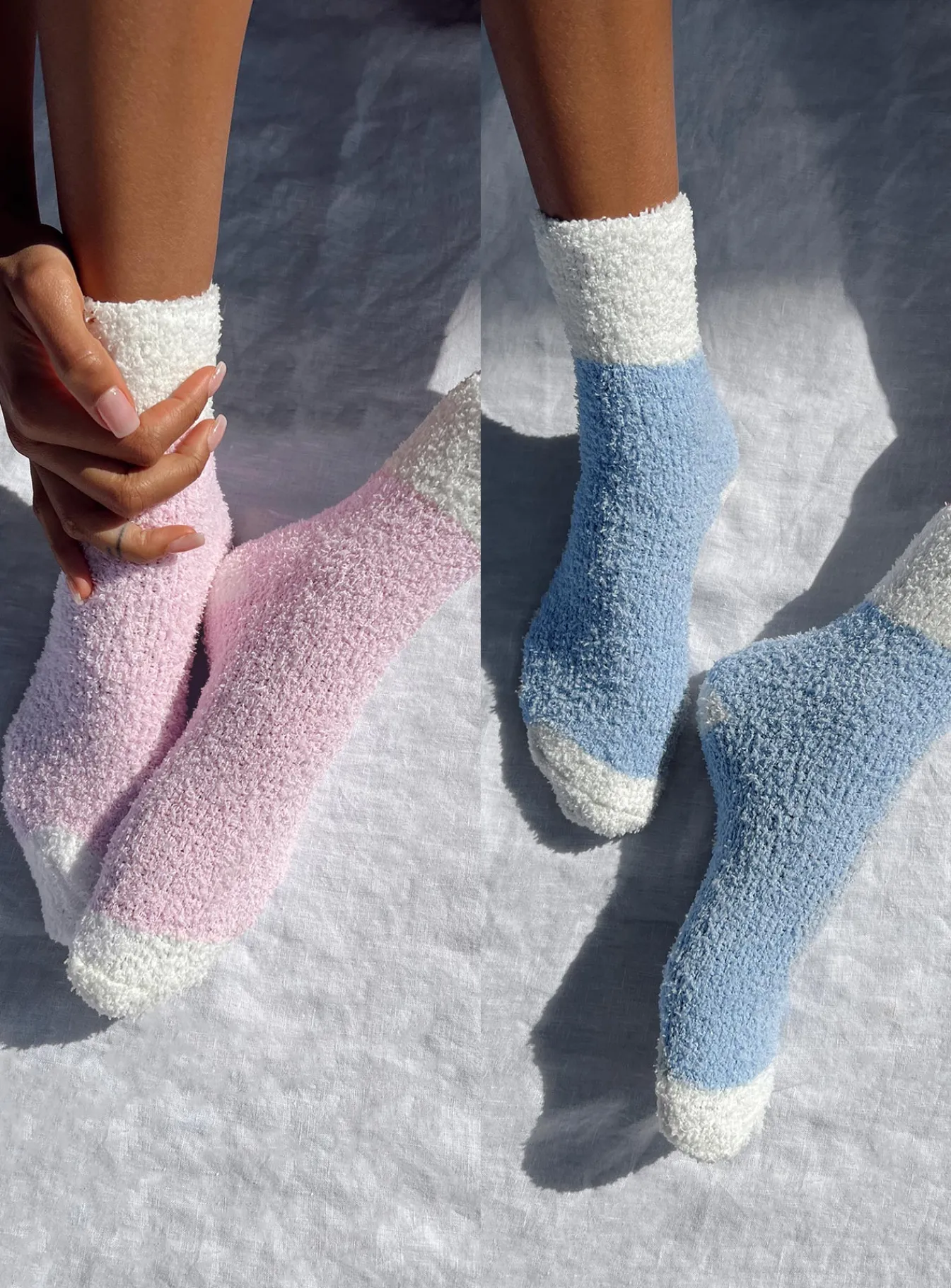 Princess Polly Fader Sock Pack Pink / Blue Flash Sale