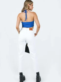 Princess Polly Fairmount Straight Leg Jean White Online