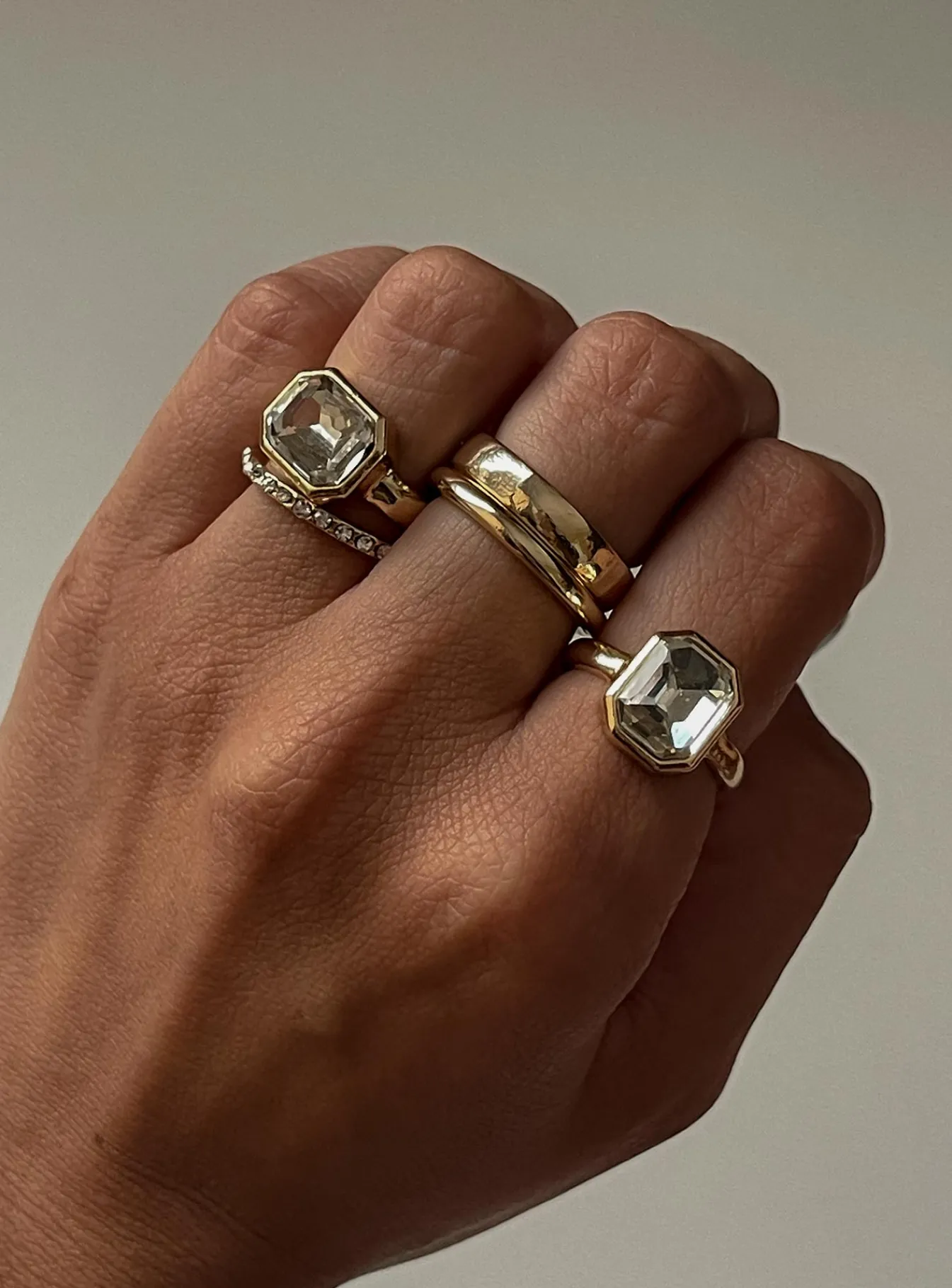 Princess Polly Fairview Ring Pack Gold Sale