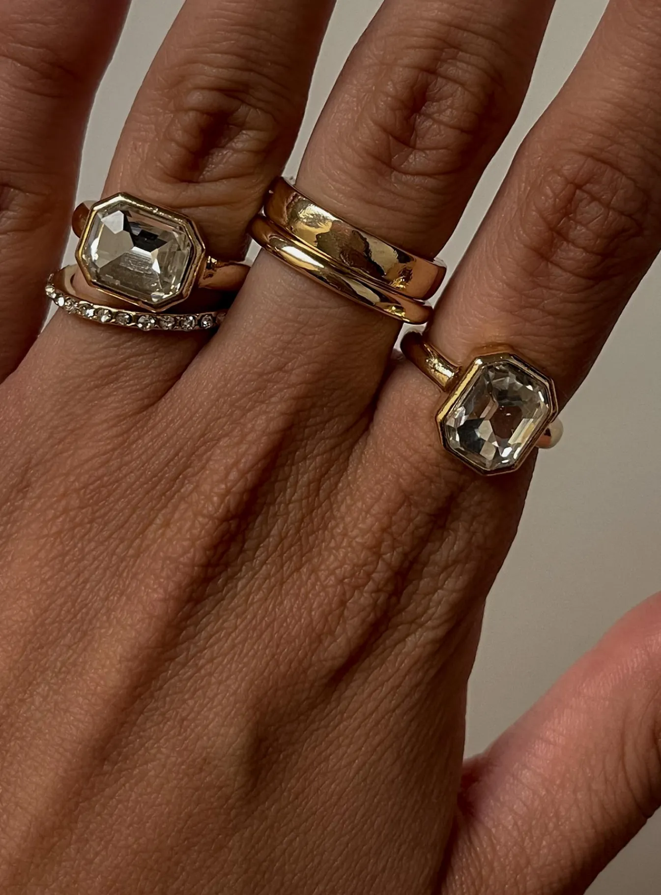Princess Polly Fairview Ring Pack Gold Sale