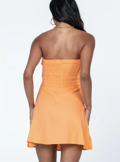 Princess Polly Falling For You Mini Dress Orange Best