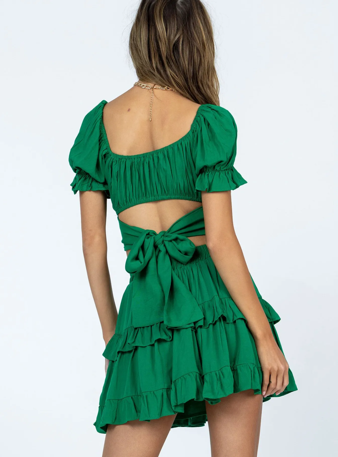 Princess Polly Fallon Set Green Hot