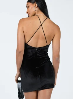 Princess Polly Farland Mini Dress  Black Store
