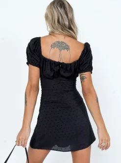 Princess Polly Fauci Mini Dress Black Store