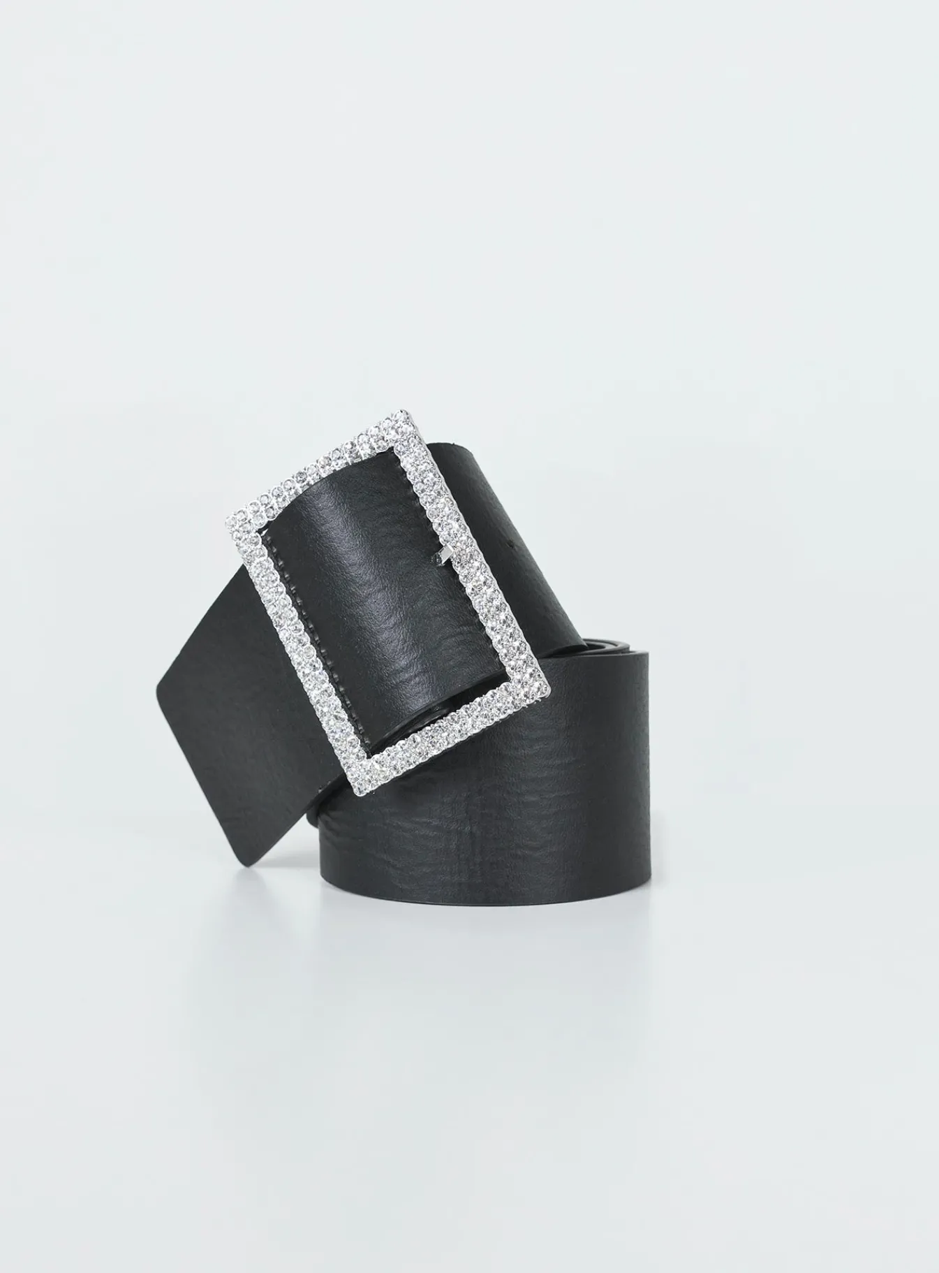 Princess Polly Fearon Rhinestone Belt Black Best