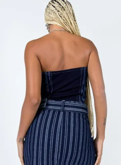 Princess Polly Fernley Bustier  Blue Clearance
