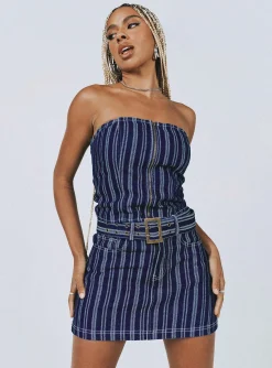 Princess Polly Fernley Skirt  Blue Online
