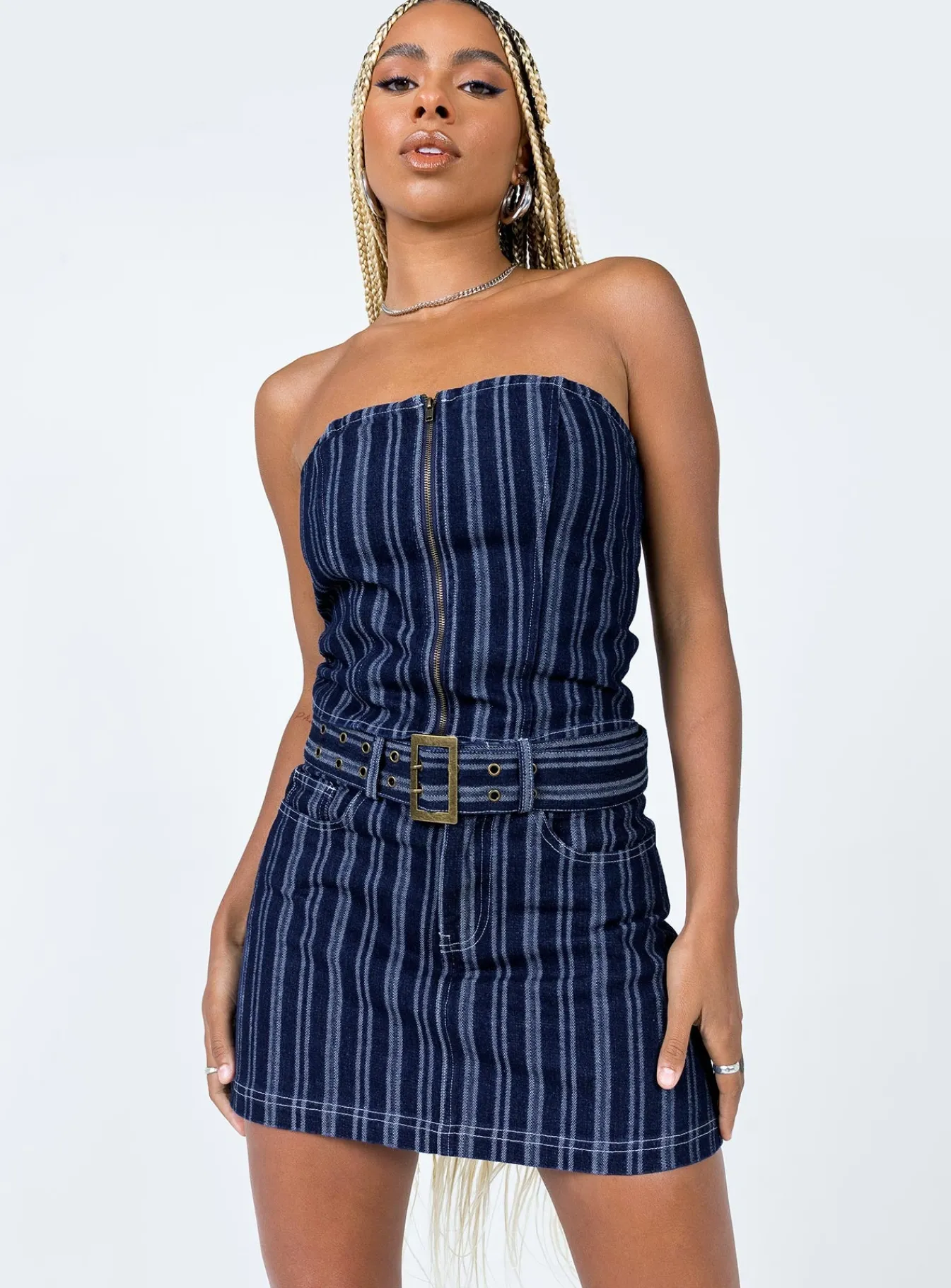 Princess Polly Fernley Skirt Blue Online