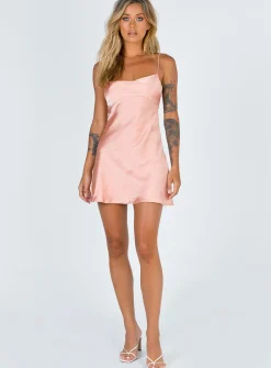 Princess Polly Fiery Feelings Mini Dress Pink Cheap