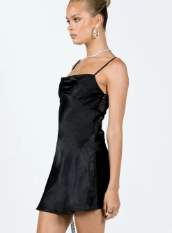 Princess Polly Fiery Feelings Mini Dress  Black Best Sale