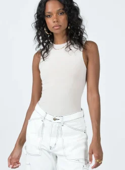 Princess Polly Fischer Bodysuit  Bone Hot