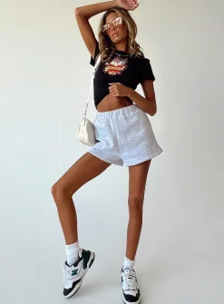 Princess Polly Florida Shorts Grey Shop
