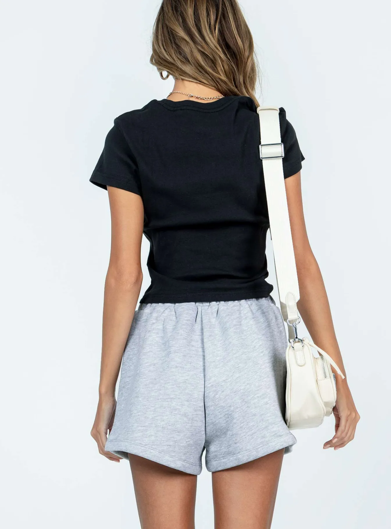 Princess Polly Florida Shorts Grey Shop