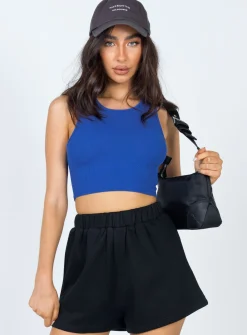 Princess Polly Florida Shorts  Black Cheap