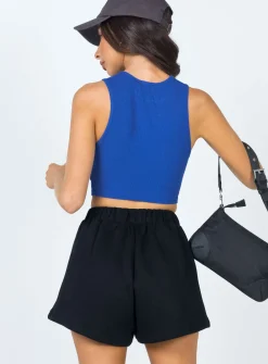Princess Polly Florida Shorts  Black Cheap