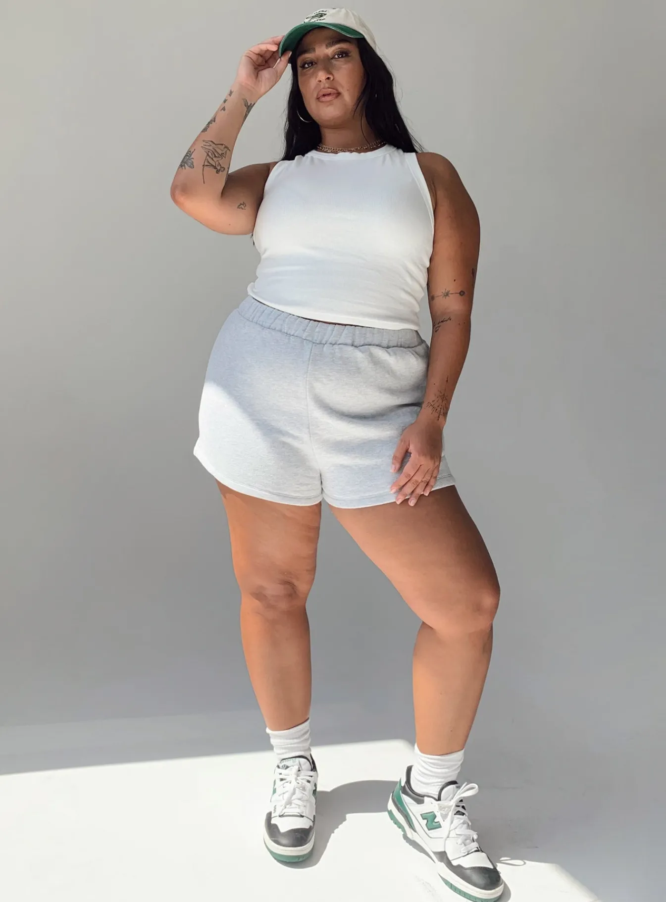Princess Polly Florida Shortscurve Grey Fashion
