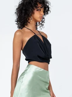 Princess Polly Florin Top Black Discount