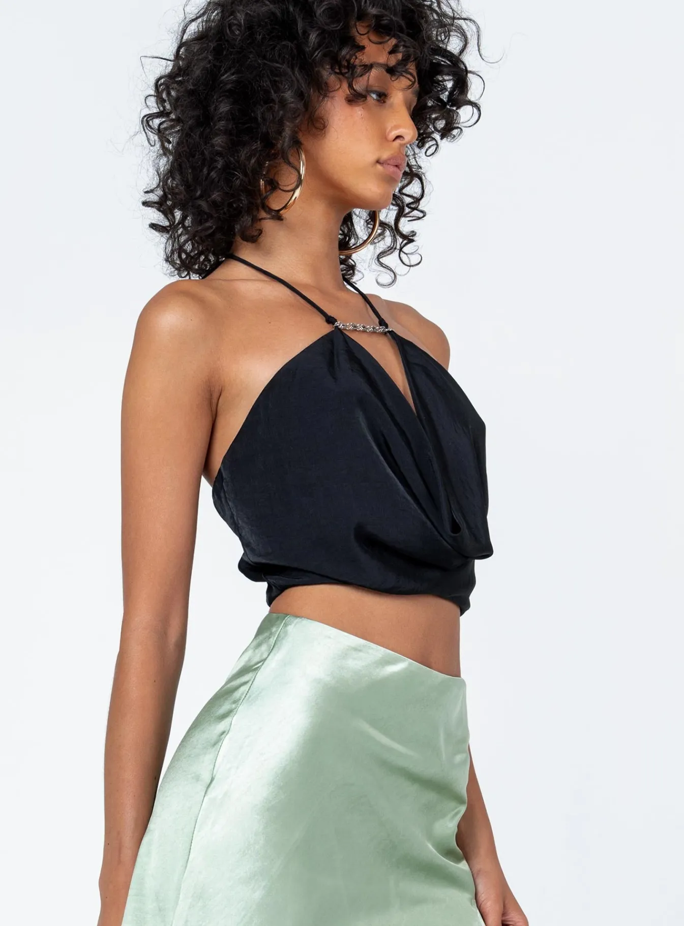 Princess Polly Florin Top Black Discount