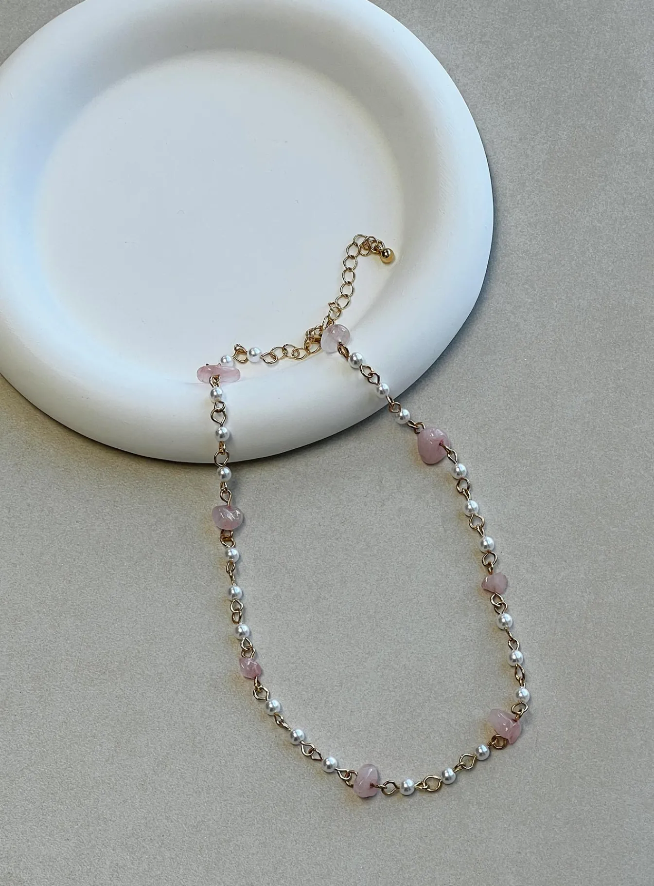 Princess Polly Floyd Necklace Gold / Pink Hot