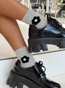 Princess Polly Flynn Socks  Grey Best