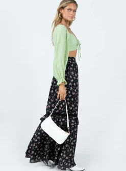 Princess Polly Fowler Maxi Skirt  Black Best Sale