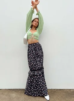 Princess Polly Fowler Maxi Skirt  Black Best Sale