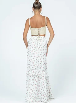 Princess Polly Fowler Maxi Skirt White Store